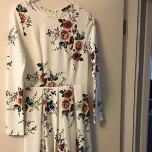 White Floral Dress